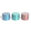 Customizable Logo 40mm Metal Zinc Alloy Herb Grinder Hot Selling 4-Layer Flat Tobacco Grinder Portable Smoke Grinder