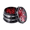 Black Metal Herb Grinder Custom Logo 63mm Spice Crusher Manufacturer China Metal Grinder