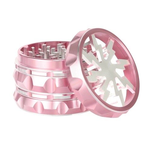 Black Metal Herb Grinder Custom Logo 63mm Spice Crusher Manufacturer China Metal Grinder