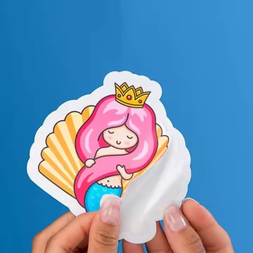 Custom Sticker Vinyl Die Cut Stickers Printing Adhesive Waterproof Company Cartoon Pvc logo Stickers