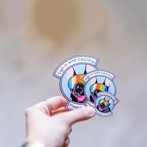 Custom Sticker Vinyl Die Cut Stickers Printing Adhesive Waterproof Company Cartoon Pvc logo Stickers