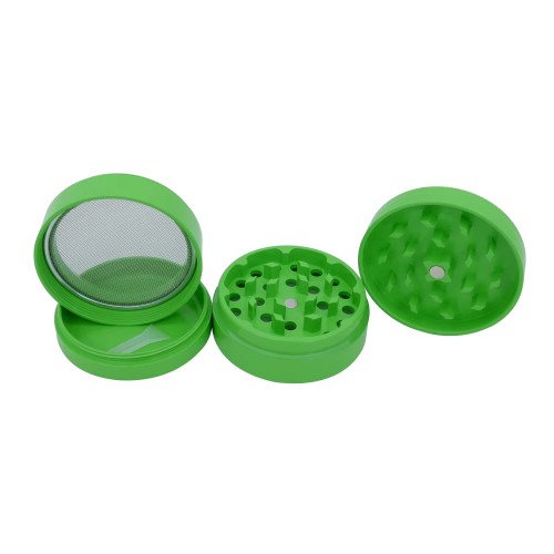 JC8315-4KC Colorful Ceramic Herb Grinder 63MM Custom Logo Durable Kitchen Grinder