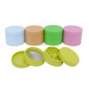 JC8315-4KC Colorful Ceramic Herb Grinder 63MM Custom Logo Durable Kitchen Grinder