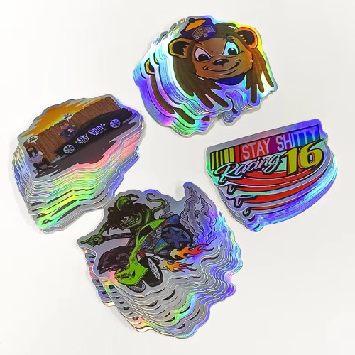 Custom Design Logo Printed Holographic Stickers,Hologram Sticker Printing for Promotion