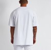 Custom Brand Plain Oversized Blank Loose Fit White Cotton Tshirt Men Polyester White t Shirt