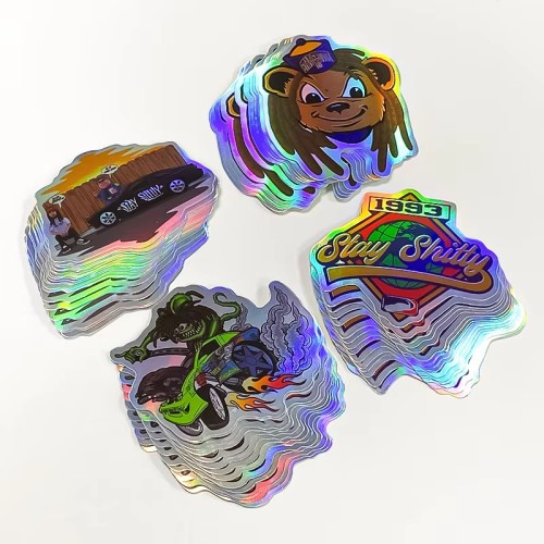 Custom Design Logo Printed Holographic Stickers,Hologram Sticker Printing for Promotion
