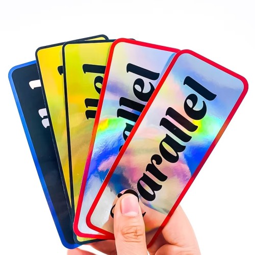 Custom Design Logo Printed Holographic Stickers,Hologram Sticker Printing for Promotion