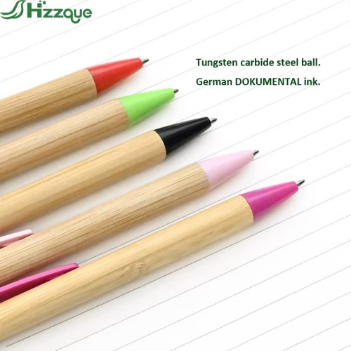 Custom Logo Recycled Wooden Bamboo Ballpoint Pens Personalized Promotional Wood Pens
