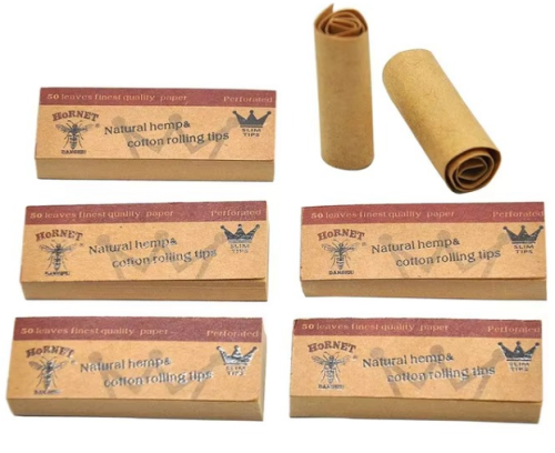 Natural Organic Rolling Tips Rolling Filters 50 Pieces/Booklet Rolling Supplies Wholesale Smoking Accessories