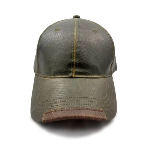 Custom Vintage Canvas Baseball Cap Wholesale Washed Leather Patch Sports Cap Blank Gorras