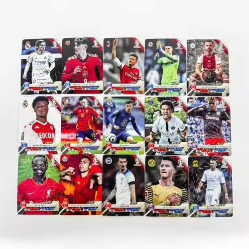 Custom Print Holographic Foil Trading Card Playing Card Games Customize Football Basketball Star Cards Booster Packs