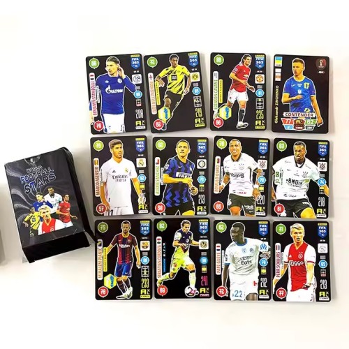 Custom Print Holographic Foil Trading Card Playing Card Games Customize Football Basketball Star Cards Booster Packs