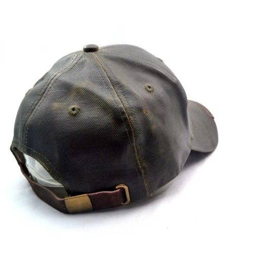Custom Vintage Canvas Baseball Cap Wholesale Washed Leather Patch Sports Cap Blank Gorras