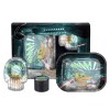 Smoking Accessories 4PCS Sets One Glass Ashtrays Combination Rolling Tray Grinder Customize Smoking Kit Set