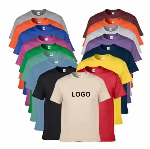 Wholesale Large-sized Unisex T Shirts Custom-made Digital Printed logo Brand 100%cotton Tshirts