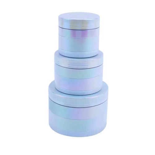 Large 63mm Grinders Custom Logo Tobacco Herb Grinder 4 Layer Grinder Smoking Accessories