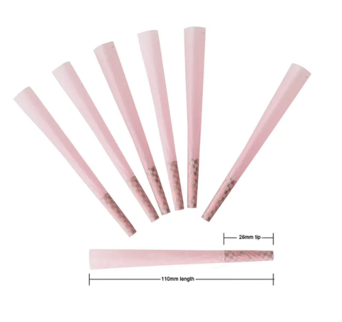 King Size Pre Rolled Cone Richer Organic Preroll Cones Brown Raw Smoking Crepe Cone Paper
