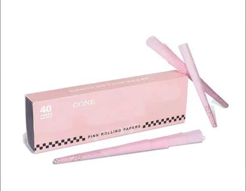King Size Pre Rolled Cone Richer Organic Preroll Cones Brown Raw Smoking Crepe Cone Paper