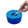 Smoking Accessories Car Indoor Rubber High Temperature Heat Resistant Round Silicone Ashtray