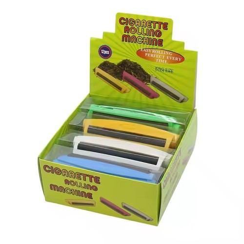 Manual Tobacco Roller Tapered Plastic Cigarette Device Machine Smoking Rolling