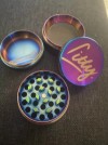  Custom logo Classic Different Size Colors Heavy Duty 4 Parts Zinc Alloy Metal rainbow Herb Grinder