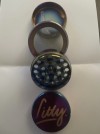  Custom logo Classic Different Size Colors Heavy Duty 4 Parts Zinc Alloy Metal rainbow Herb Grinder