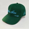 3d Embroidered Brim Custom Classic Men Hats Embroider Green Baseball Cap With logo