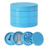 New Wholesale Ceramic Herb Grinder Aluminum Alloy Manual Spice Crusher Custom logo Metal Grinder