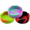 Custom Logo Silicone Round Ashtray Cigarette Custom Design Ash Tray Other Smoking Accessories