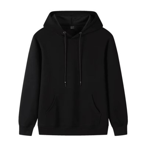 Cotton Hoodie Custom Brand Street Fashion Style with Solid Pattern Wholesale Hooded Collar