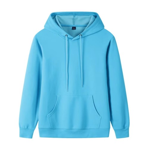 Cotton Hoodie Custom Brand Street Fashion Style with Solid Pattern Wholesale Hooded Collar