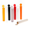 15ml Plastic Tube Packaging Pop Top Vial with Screw Cap Customized Design for Lip Usage Squeeze Pattern