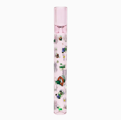 Og Tube Glass Hitter Glass Chillum Mini Pipe