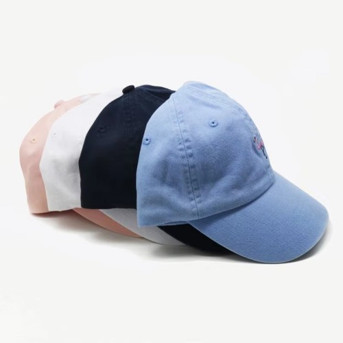 Unstructured Embroidery Custom Dad Sport Hat 6 Panel Baseball Cap