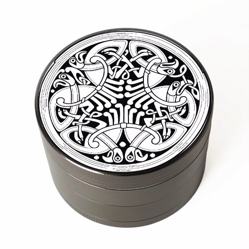 Wholesale Custom Logo 4 Layers Metal Herb Grinder Tobacco Cool Design Big Grinder