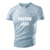 Print on Demand Custom Personalised Graphic Men T Shirts Your Own Brand Logo T-Shirt Unique