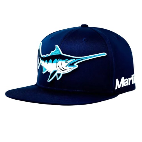 Custom Embroidered Mens Flat Brim Flatbill Snap Back Snapback Fitted Caps Hats for Men With Logo