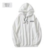 Thick Fabric Solid Sweatshirts Jogger Pullovers Embroidered Hoodie