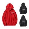 Thick Fabric Solid Sweatshirts Jogger Pullovers Embroidered Hoodie