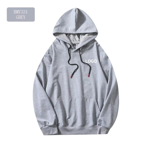 Thick Fabric Solid Sweatshirts Jogger Pullovers Embroidered Hoodie