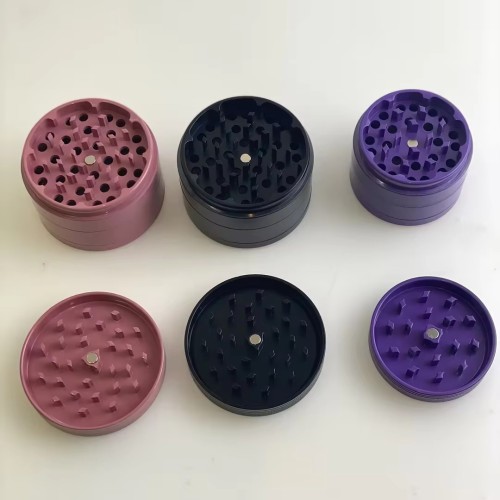 Metal Herb Grinder Aluminum Stainless Steel 4 Layers Manual Smoking Herbal Dried Flower Grinder