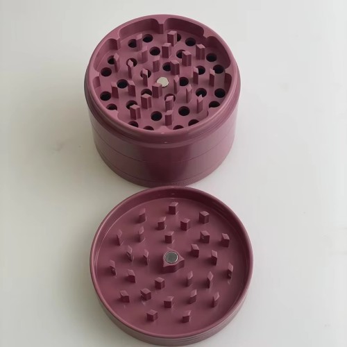 Metal Herb Grinder Aluminum Stainless Steel 4 Layers Manual Smoking Herbal Dried Flower Grinder