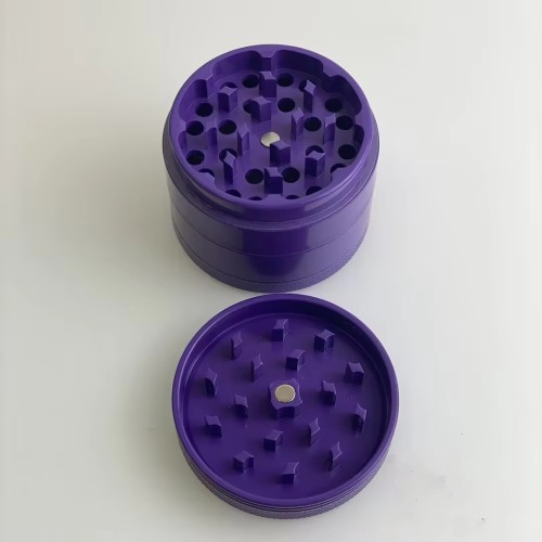 Metal Herb Grinder Aluminum Stainless Steel 4 Layers Manual Smoking Herbal Dried Flower Grinder
