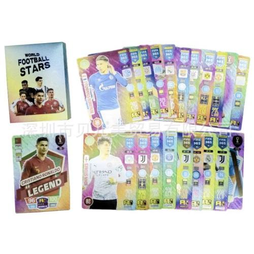 Collection Cards 10pcs/pack Soccer Players Ronaldo Messi Game Trading Card