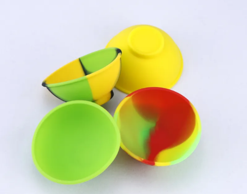 Siliclab Smoking Accessories 67mm Multi Color Platinum-Cured Silicone Tobacco Bowl Container