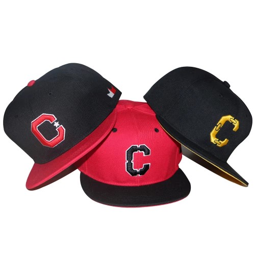 Man Woman 3D Embroidered Letter Logo Fitted Flat Brim Hip Hop Snapback Cap Hat