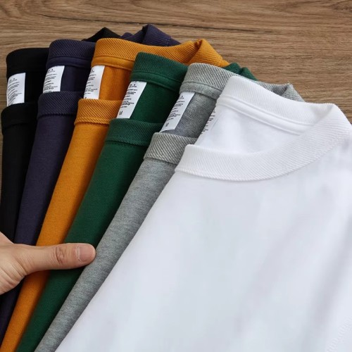 Custom 300g t Shirt Printing Blank T-shirt With logo for Men Your Own Brand Customize Tee Shirts