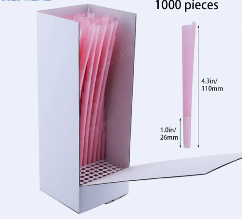 Flavored Rolling Paper Custom Roll Papers Kingsize Smoking Accessories Factory Popular Pre Rolled Cones