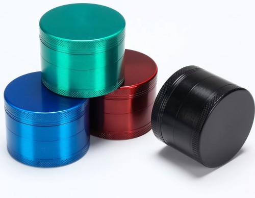 Wholesale OEM/ODM Custom Logo 4 Layer 40Mm 50Mm 55Mm 63Mm Zinc Alloy Metal Spice Hemp Herb Grinder