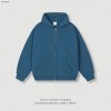 Wholesale Trendy Brand Autumn/Winter Plush Loose Zipper Jacket Solid Color Hoodie Hoodie Customized Brand Manufacturer